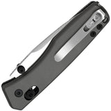 Kizer Cutlery Aegis Clutch Lock Gray Aluminum Folding AEB-L Pocket Knife V3774A4