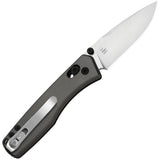 Kizer Cutlery Aegis Clutch Lock Gray Aluminum Folding AEB-L Pocket Knife V3774A4