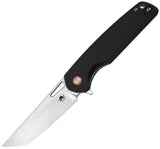 Klaken Knives Drift Linerlock Black G10 Folding D2 Steel Pocket Knife NJ145BLK