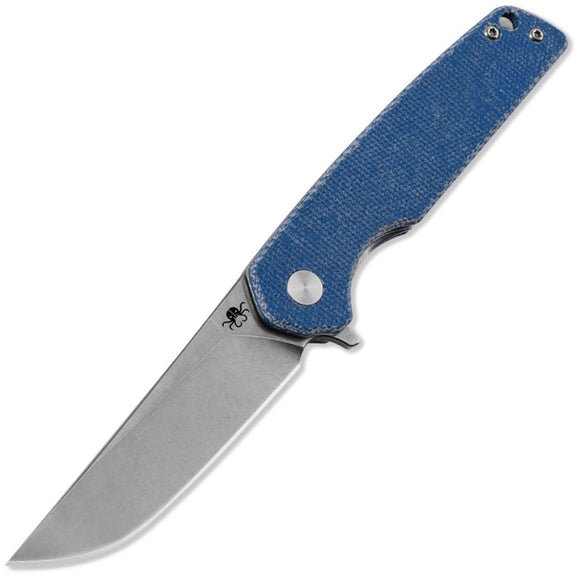 Kubey Sicarii Fixed Blade Blue | Premium Quality Knife – Atlantic