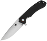 Klaken Knives Ridge Linerlock Black Micarta Folding D2 Steel Pocket Knife NJ146FXBK
