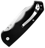 Klaken Knives Frontline Button LoCK Black G10 Folding D2 Steel Pocket Knife NJ314BK