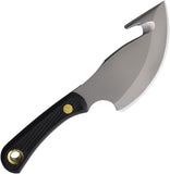 Knives Of Alaska Light Hunter Black SureGrip D2 Steel Guthook Fixed Blade Knife 00010FG