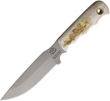 Knives Of Alaska Bush Camp Stag D2 Steel Fixed Blade Knife w/ Sheath 00037FG