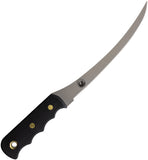 Knives Of Alaska Coho Fillet Black SureGrip 440C Stainless Fixed Blade Knife 00086FG