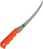 Knives Of Alaska Coho Fillet Orange SureGrip 440C Stainless Fixed Blade Knife w/ Sheath 00087FG