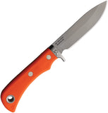 Knives Of Alaska Magnum Alaskan Orange SureGrip D2 Fixed Blade Knife 00154FG