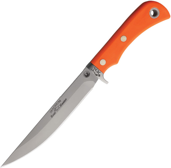 Knives Of Alaska Magnum Boar Hunter Orange SureGrip D2 Steel Fixed Blade Knife 00156FG