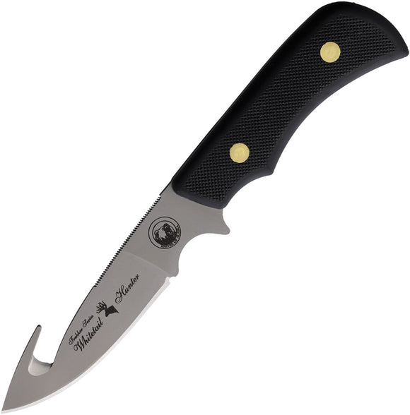 Knives Of Alaska Trekker Whitetail Black SureGrip D2 Fixed Blade Knife 00162FG