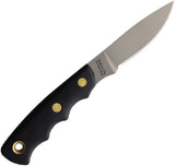 Knives Of Alaska Alpha Wolfe Black SureGrip D2 Steel Fixed Blade Knife w/ Sheath 00326FG