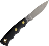 Knives Of Alaska Alpha Wolfe Black SureGrip S30V Steel Fixed Blade Knife w/ Sheath 00345FG