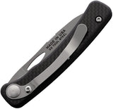 Knives Of Alaska Hunter Linerlock Carbon Fiber Folding D2 Steel Pocket Knife w/ Pocket Clip 00454FG