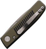 Knives Of Alaska Onyx Linerlock Black & OD Green G10 Folding S30V Pocket Knife 00795FG