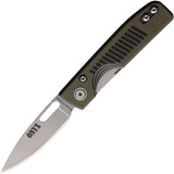 Knives Of Alaska Onyx Linerlock Black & OD Green G10 Folding S30V Pocket Knife 00795FG