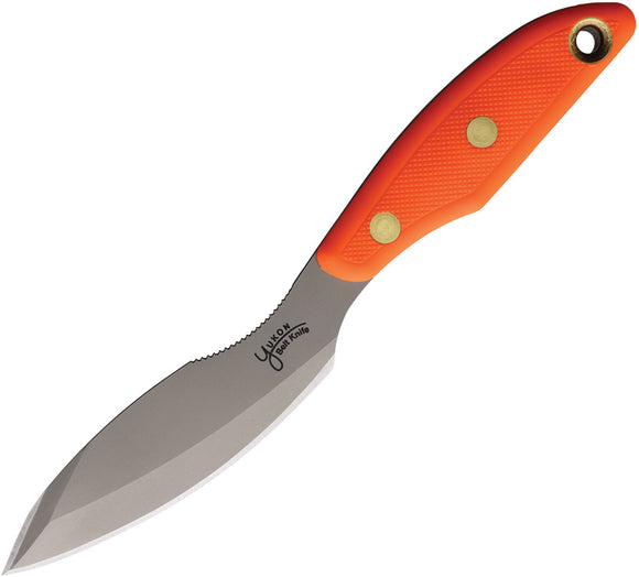 Knives Of Alaska Yukon 1 Orange SureGrip D2 Steel Fixed Blade Knife 00822FG