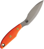 Knives Of Alaska Yukon 2 Orange SureGrip Stainless Fixed Blade Knife w/ Sheath 00823FG