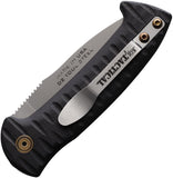 Knives Of Alaska Automatic Strike Force Knife Button Lock Black G10 D2 Steel Blade 00911FG