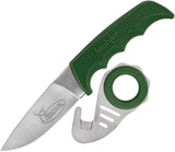Kershaw Buck Commander Antelope Hunter Green Fixed Blade Knife EDC 1028GRNZIPCX
