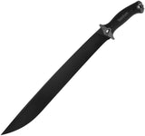 Kershaw 24" Camp 18 Black Fixed Blade Knife Clam Machete w/ Sheath NEW EDC 1074