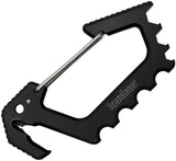 Kershaw Jens Black Oxide Coated Carabiner Camping Multipurpose Tool EDC 1150BLKX
