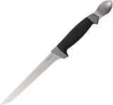 Kershaw 420J2 Stainless Blade Fillet Fixed Blade Gray Knife w/ Spoon - 1243SHX