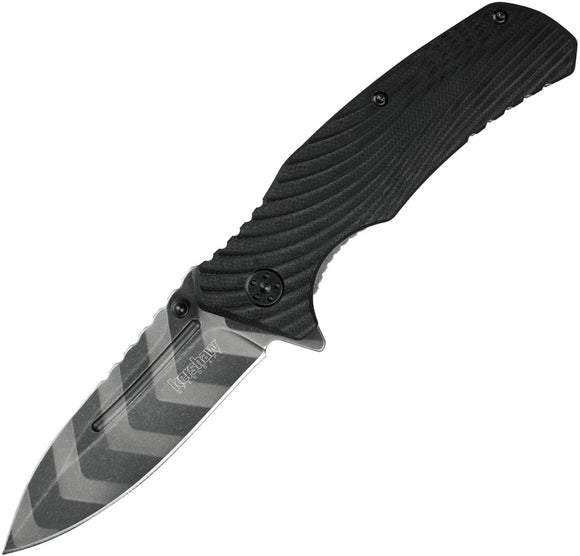 Kershaw Trace Linerlock A/O Black GFN Folding 8Cr13MoV Pocket Knife 1311TSX