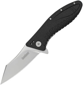 KERSHAW GRINDER Black Assisted Open Folding Pocket Knife - 1319