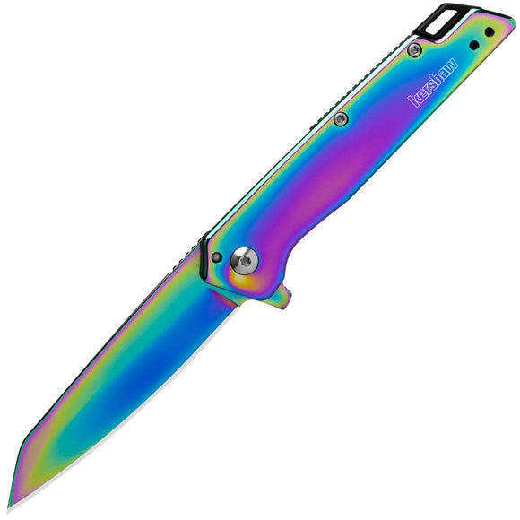 Kershaw Misdirect Framelock A/O Rainbow Folding 4Cr14MoV Pocket Knife 1365RBW