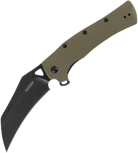 Kershaw Dawnstar Linerlock A/O Olive Green GFN Folding 8Cr13MoV Pocket Knife 1423OL