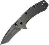 Kershaw Cryo A/O Tanto Black Folding Pocket Knife with Speed Safe -  1555TBW