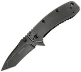 Kershaw  Cryo II Tanto - Blackwash Assisted Opening Knife - 1556tbw
