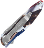 Kershaw Leek Linerlock A/O 250th Anniversary Eagle Aluminum Folding 14C28N Knife 1660USAEGL