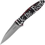 Kershaw Leek Linerlock A/O We The People Aluminum Folding 14C28N Pocket Knife 1660WEP