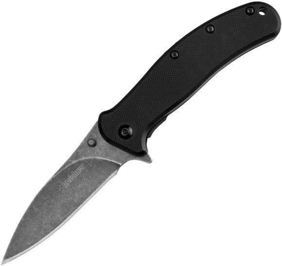 Kershaw Zing Linerlock A/O Black G10 Folding 8Cr13MoV Pocket Knife 1730BWH3X