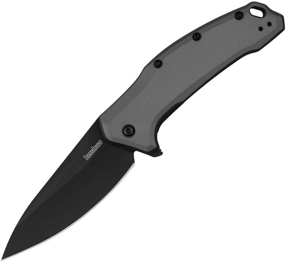Kershaw Knives Link Linerlock Black Folding Pocket Knife 1776GRYBLK