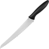 Kershaw 8" Bread Black 1.4116 Stainless Serrated Fixed Blade Kitchen Knife 1781