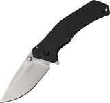 Kershaw Knockout Linerlock A/O Blade Black Aluminum Handle Folding Knife 1870