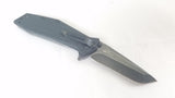 Kershaw Brawler Assist Open Flipper Tanto Folding Pocket Knife Blackwash - 1990bw