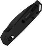 Kershaw Mini Iridium DuraLock Black Aluminum Folding D2 Steel Knife 2051BLK