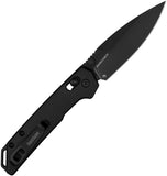 Kershaw Mini Iridium DuraLock Black Aluminum Folding D2 Steel Knife 2051BLK