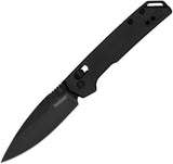 Kershaw Mini Iridium DuraLock Black Aluminum Folding D2 Steel Knife 2051BLK