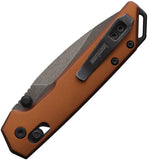 Kershaw Mini Iridium DuraLock Bronze Aluminum Folding D2 Steel Pocket Knife 2051BRZBW