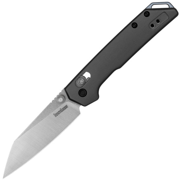 Kershaw Mini Iridium DuraLock Gray Aluminum Folding D2 Reverse Tanto Knife 2051R