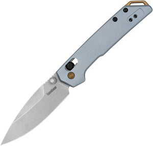 Kershaw Mini Iridium DuraLock Ice Blue Aluminum Folding D2 Steel Pocket Knife 2051