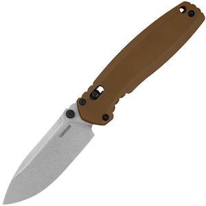 Kershaw Broadside DuraLock Brown G10 Folding D2 Steel Pocket Knife 2052