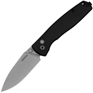 Kershaw Kindred Button Lock Black Aluminum Folding D2 Steel Pocket Knife 2053