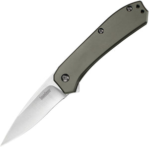 Kershaw Amplitude Framelock A/O Gray Stainless Folding Pocket Knife 3870X