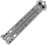 Kershaw Lucha Balisong Gray Stainless MagnaCut Butterfly Knife 5150MAG