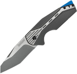 Kershaw Malt Framelock A/O Blade Gray Stainless Folding Knife w/ Opener EDC 5520