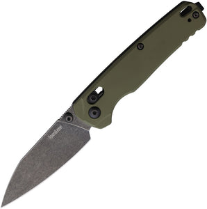 Kershaw Bel Air DuraLock Green Aluminum Folding Black MagnaCut Pocket Knife 6105OLBW